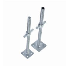 galvanized world adjustable hollow solid scaffodling steel screw base jack welding for constr